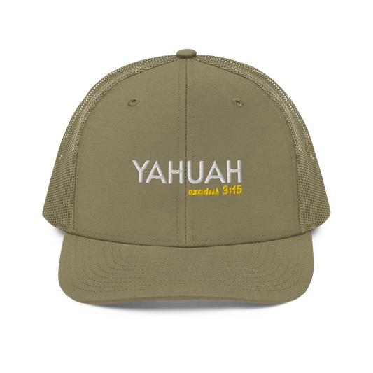 Yahuah Exodus 3:15 Snapback Trucker Cap