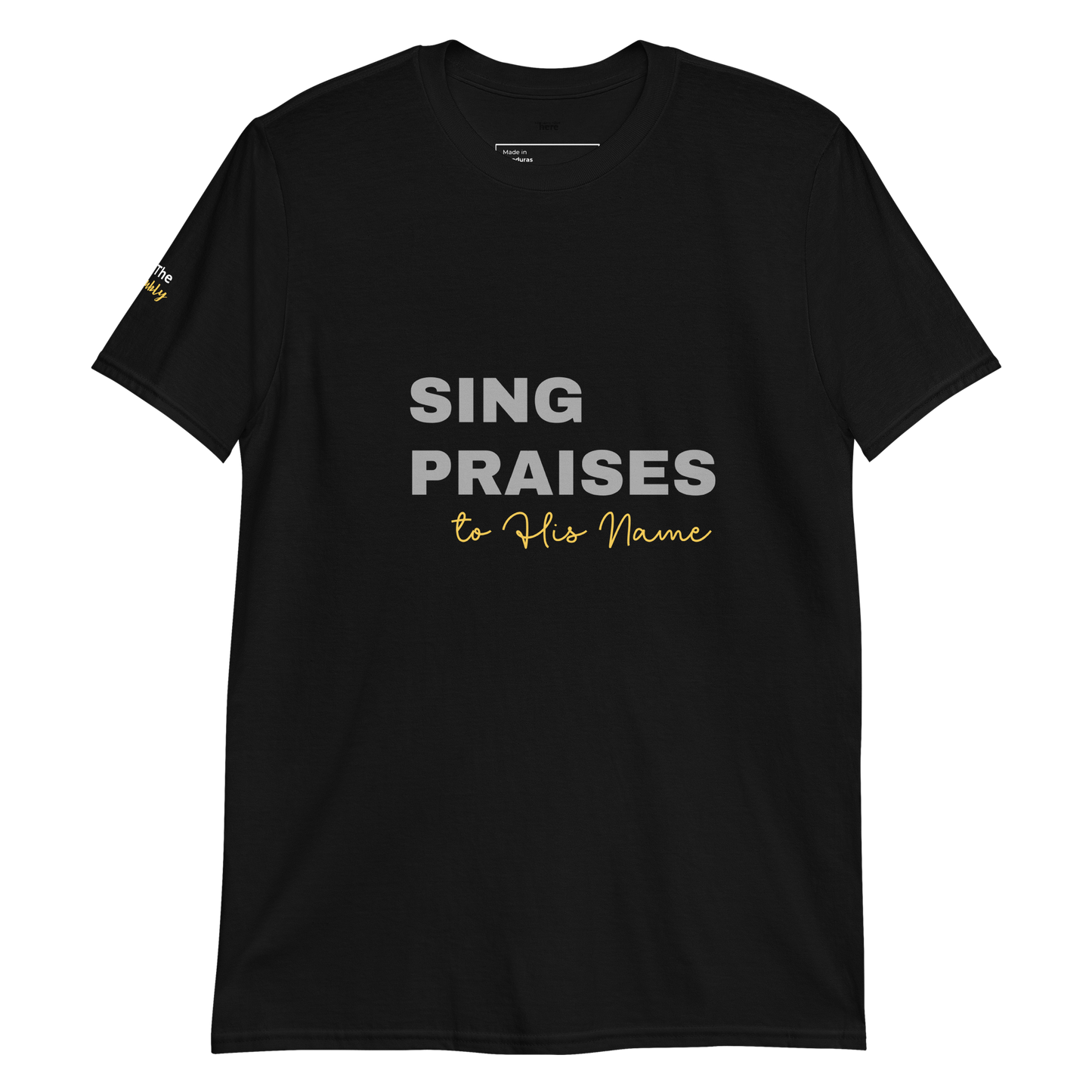 Dark Heather/Navy/Black Unisex Psalms 96:2 T-Shirt