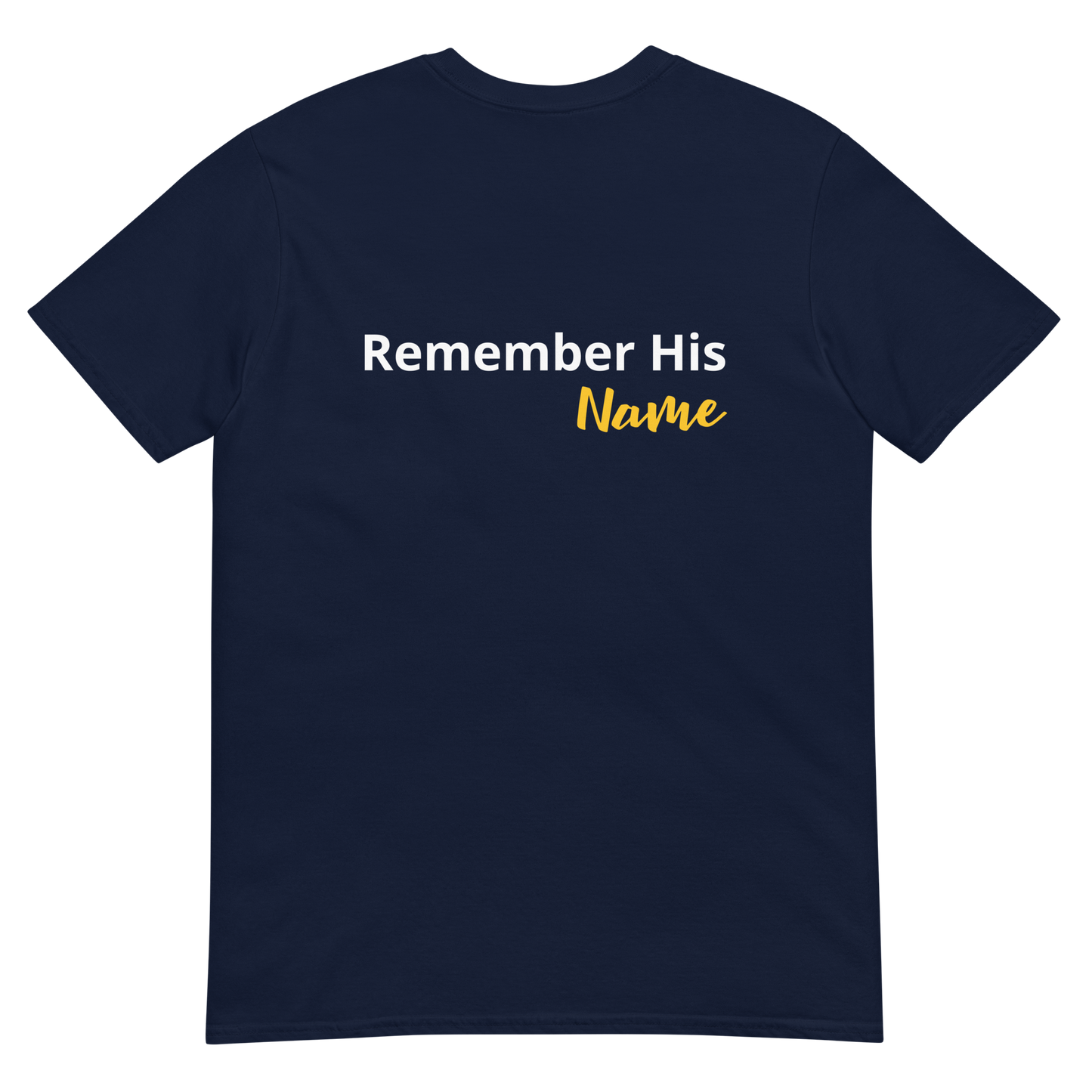 Black/Navy Unisex YAHUAH Exodus 3:15 T-Shirt