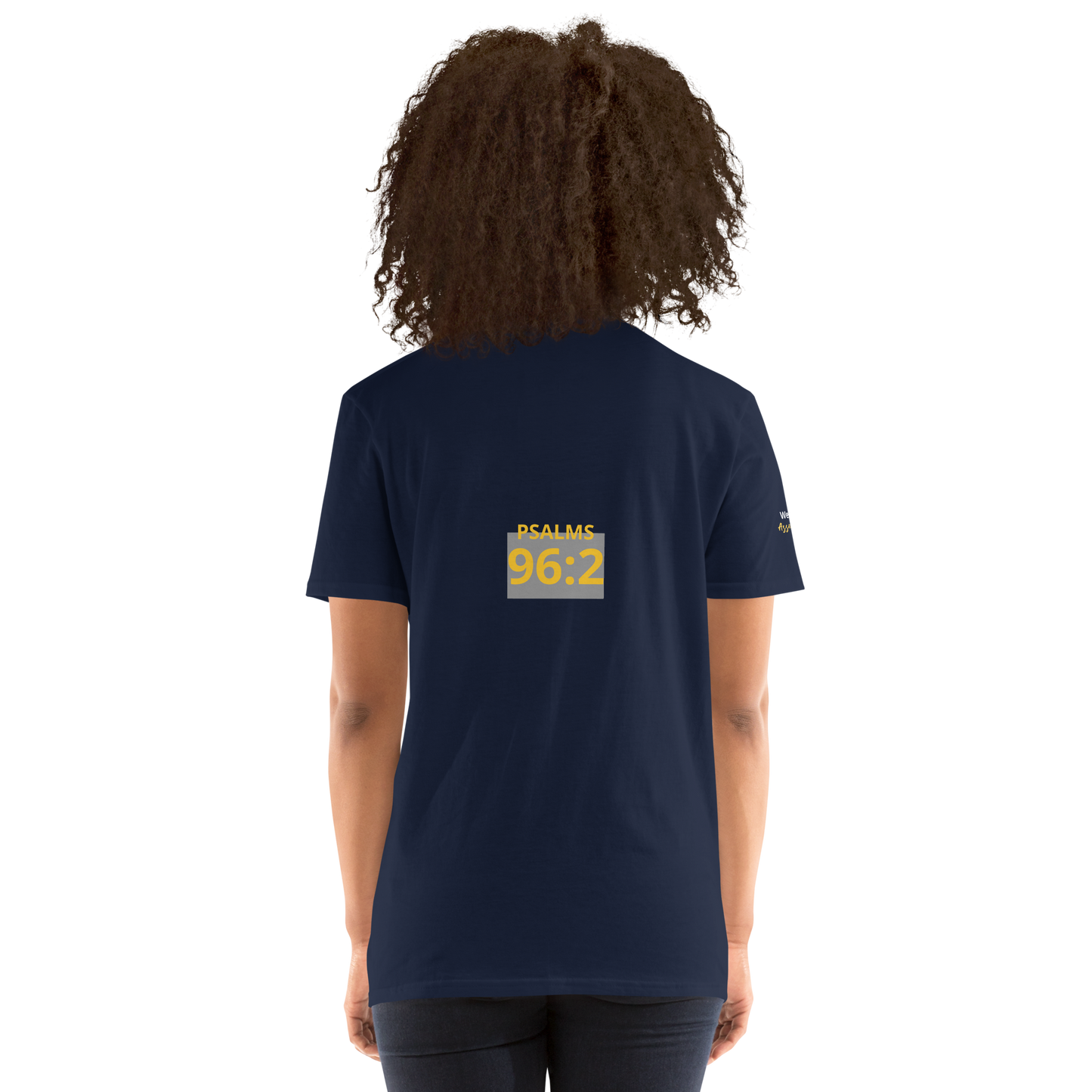 Dark Heather/Navy/Black Unisex Psalms 96:2 T-Shirt