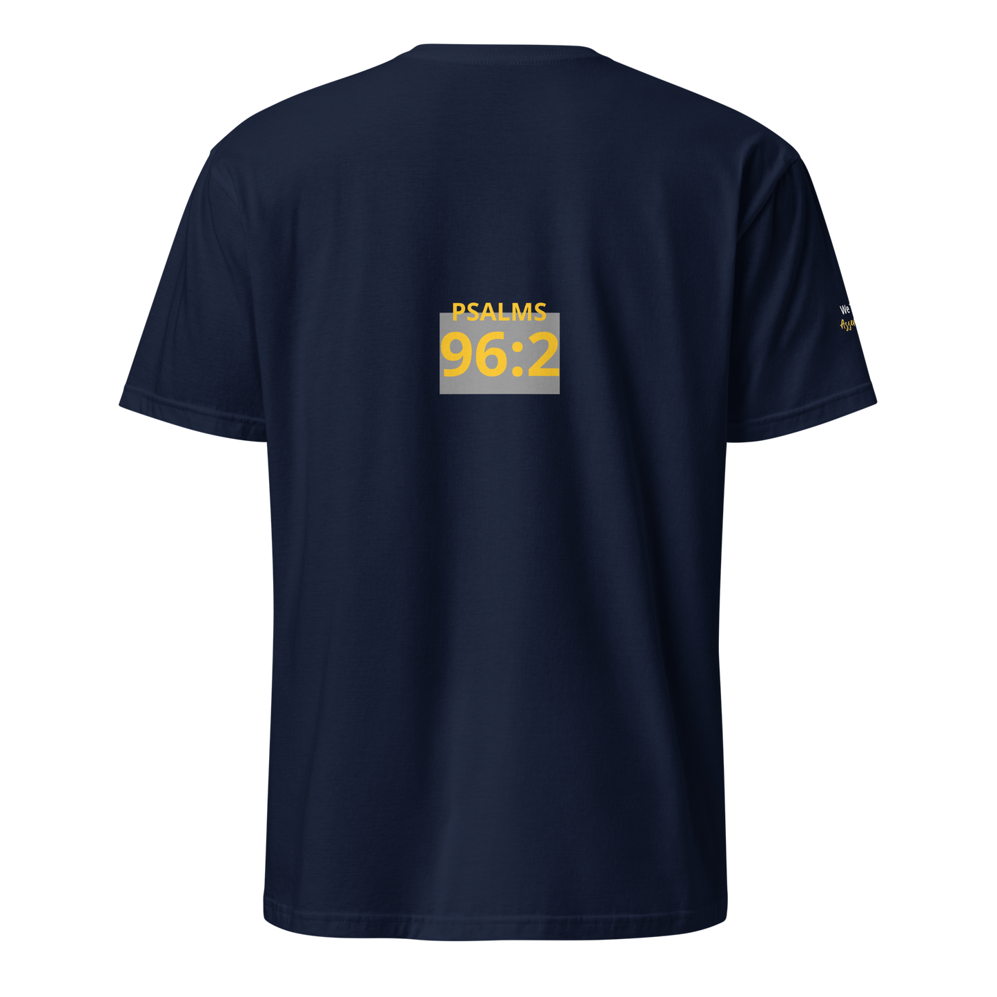 Dark Heather/Navy/Black Unisex Psalms 96:2 T-Shirt