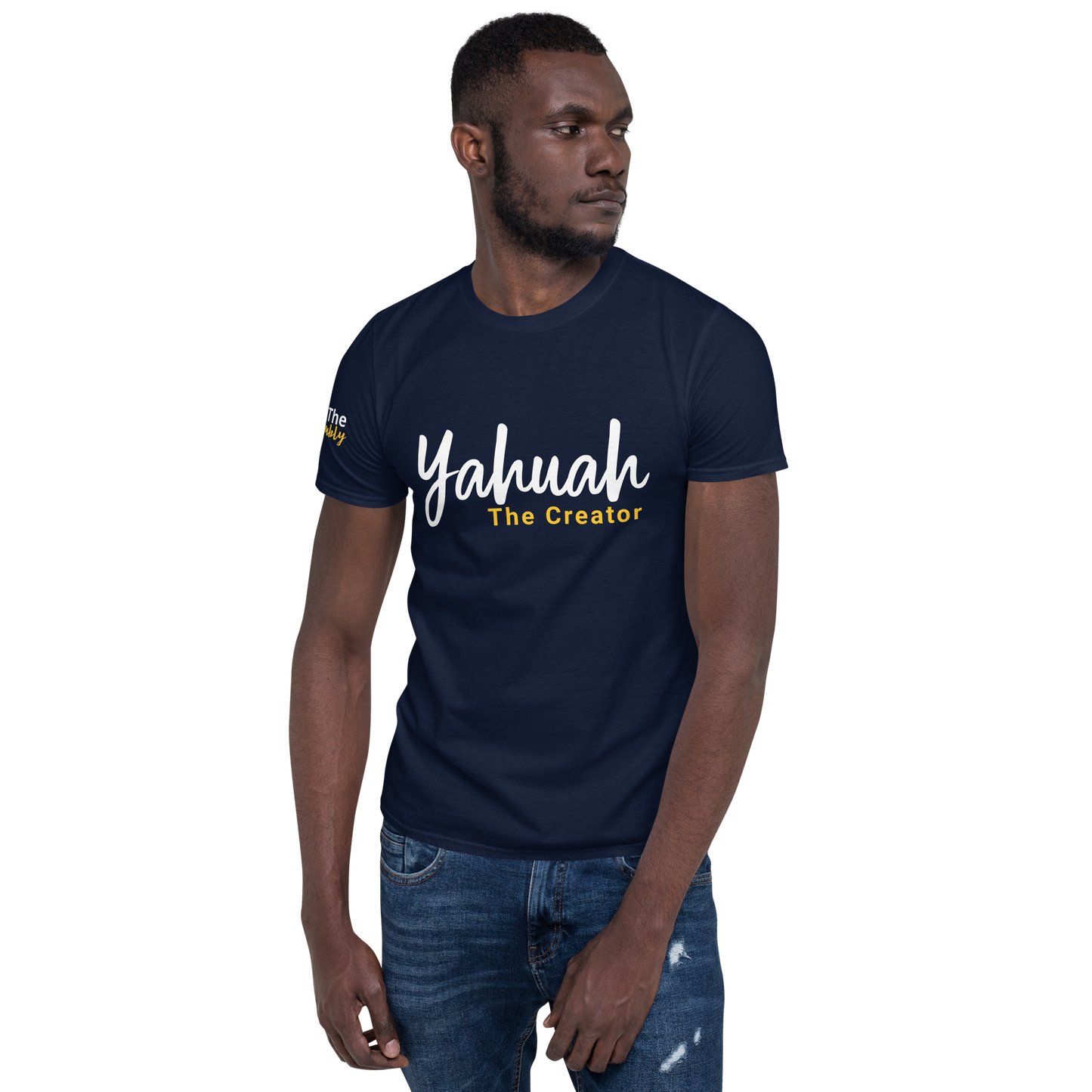 Black/Navy/Grey Unisex Yahuah "The Creator" T-Shirt