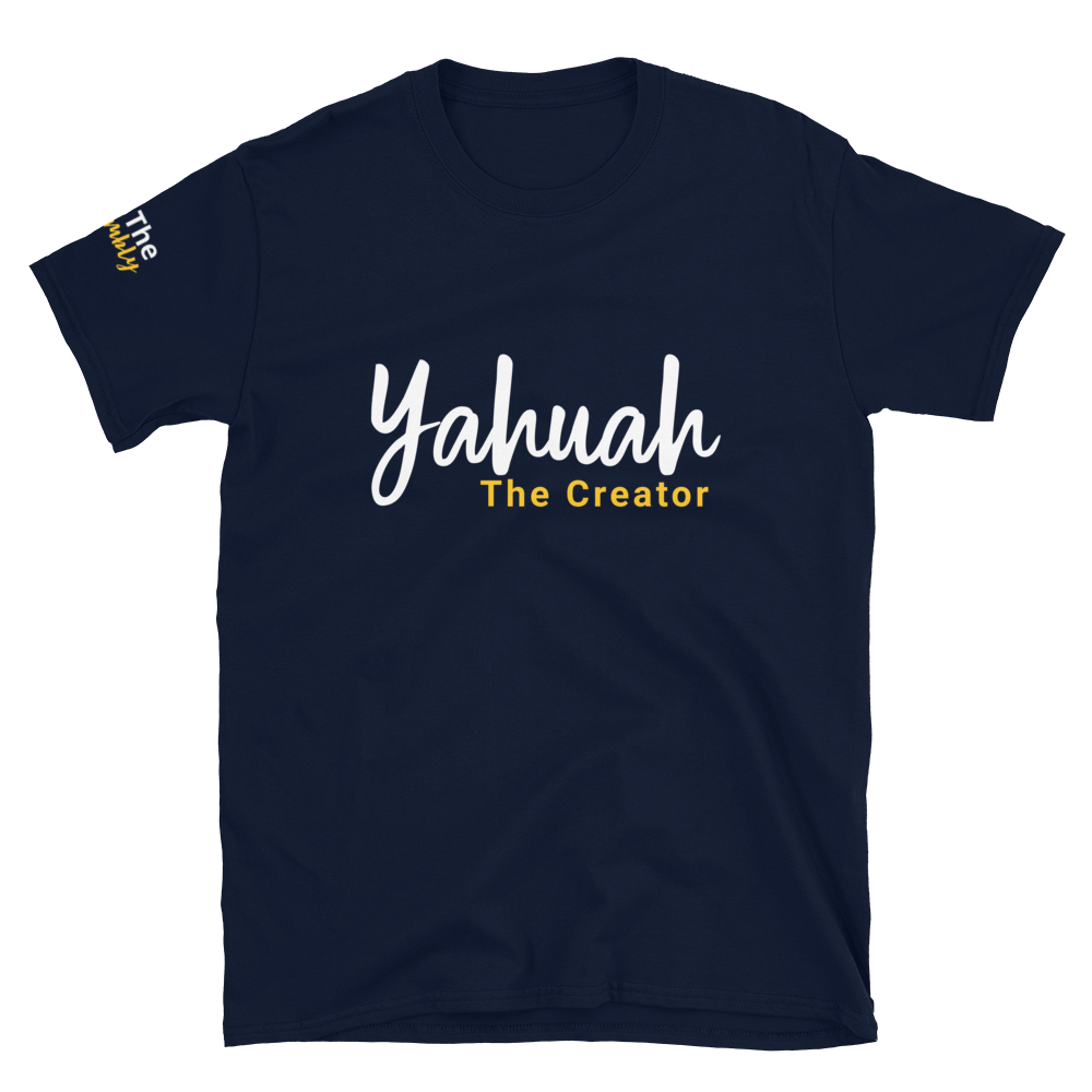 Black/Navy/Grey Unisex Yahuah "The Creator" T-Shirt