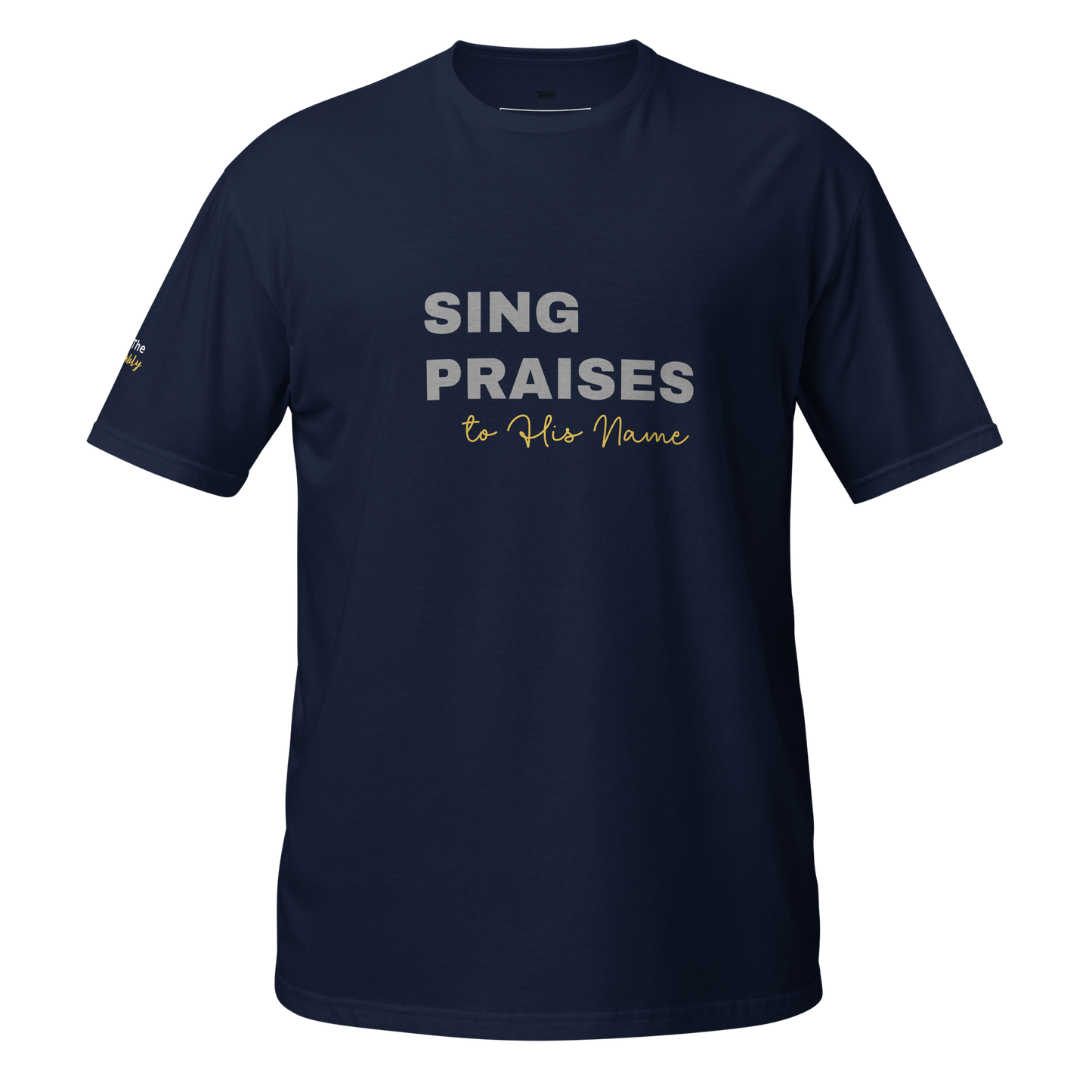 Dark Heather/Navy/Black Unisex Psalms 96:2 T-Shirt