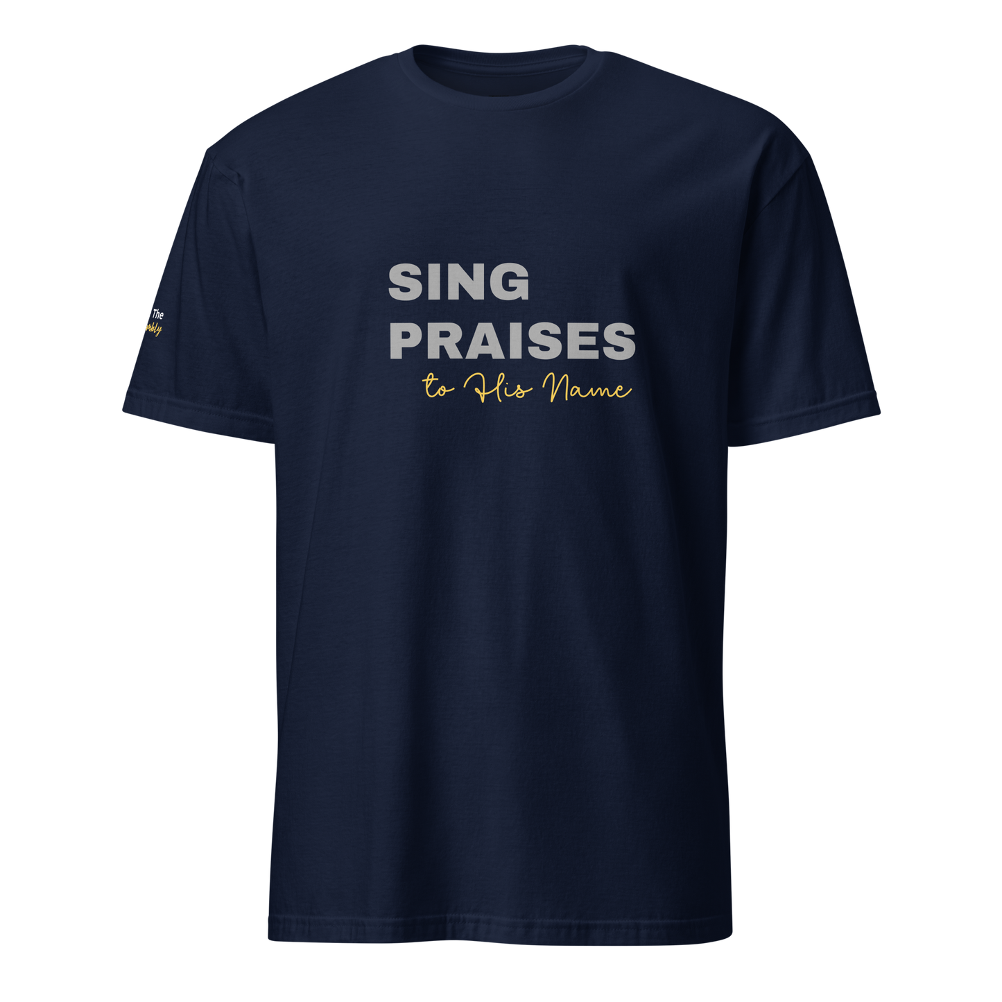 Dark Heather/Navy/Black Unisex Psalms 96:2 T-Shirt