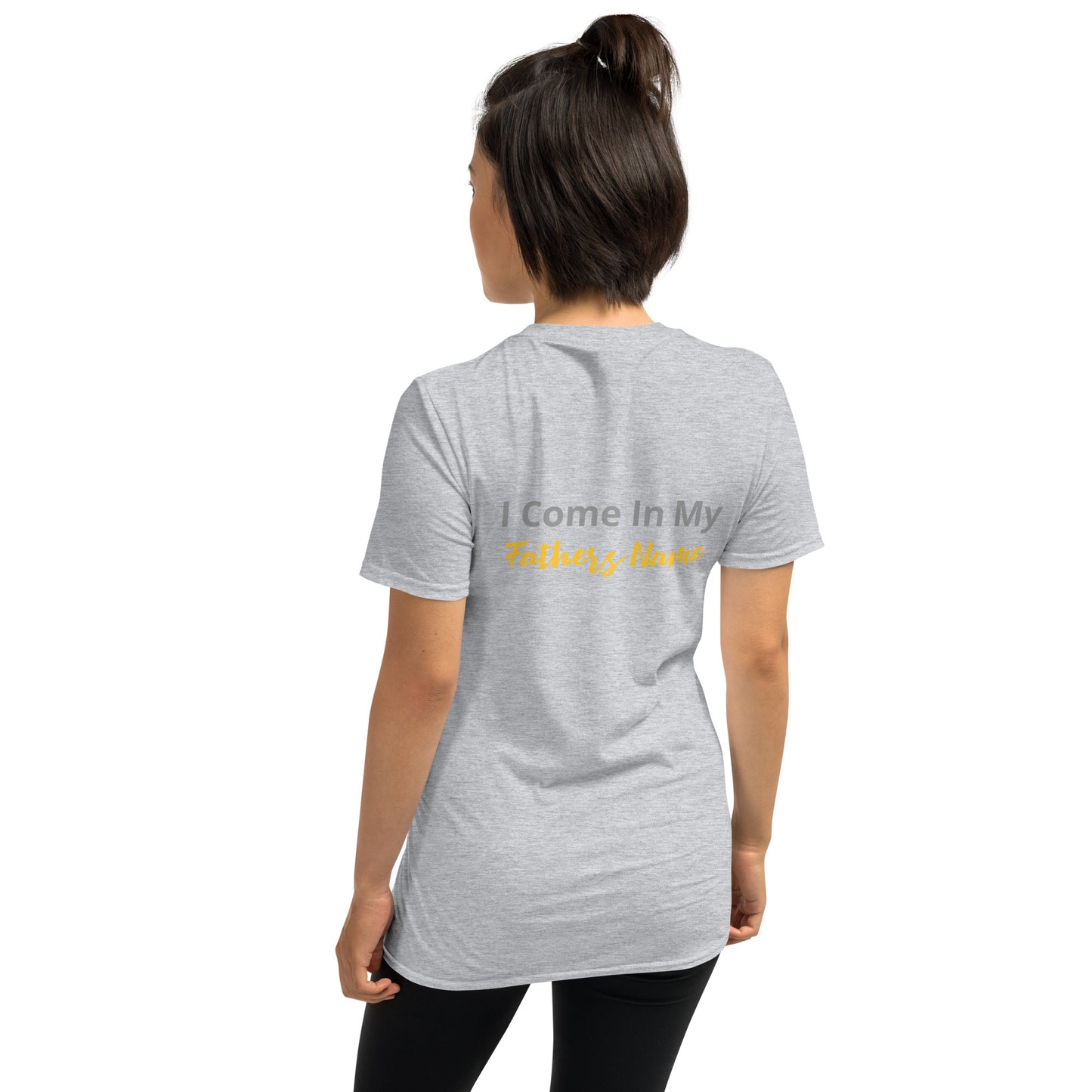 Grey Unisex Yahusha John 5:43 T-Shirt