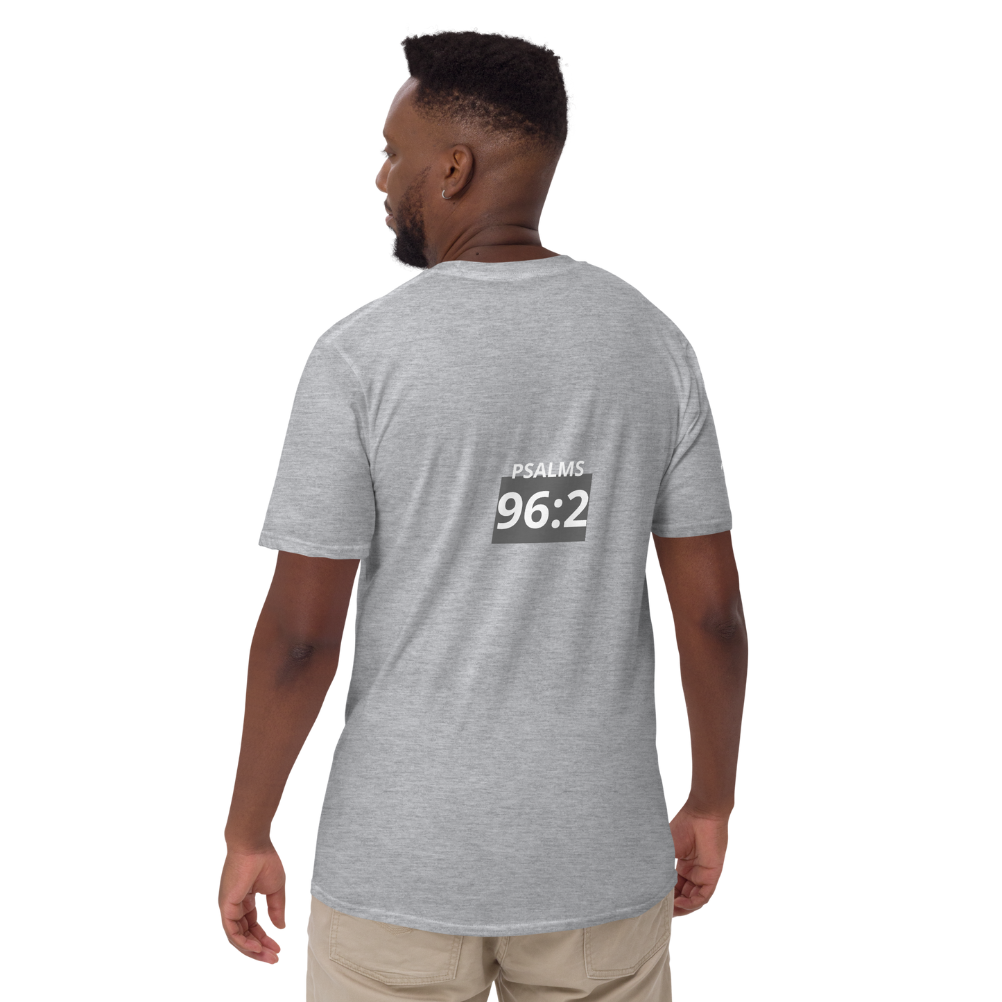 Sports Grey Unisex Psalms 96:2 T-Shirt