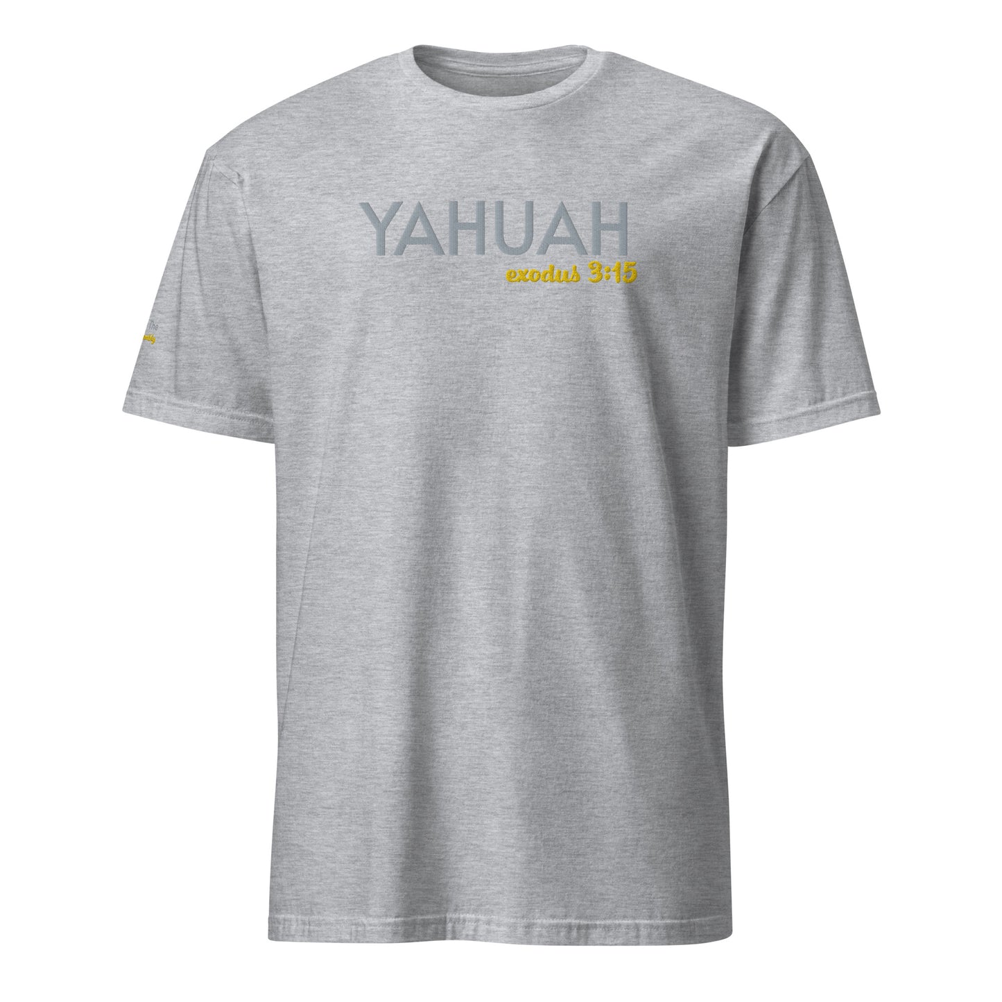 Grey Unisex Yahuah Exodus 3:15 T-Shirt