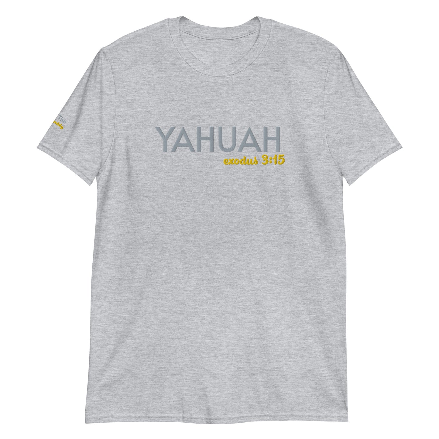 Grey Unisex Yahuah Exodus 3:15 T-Shirt