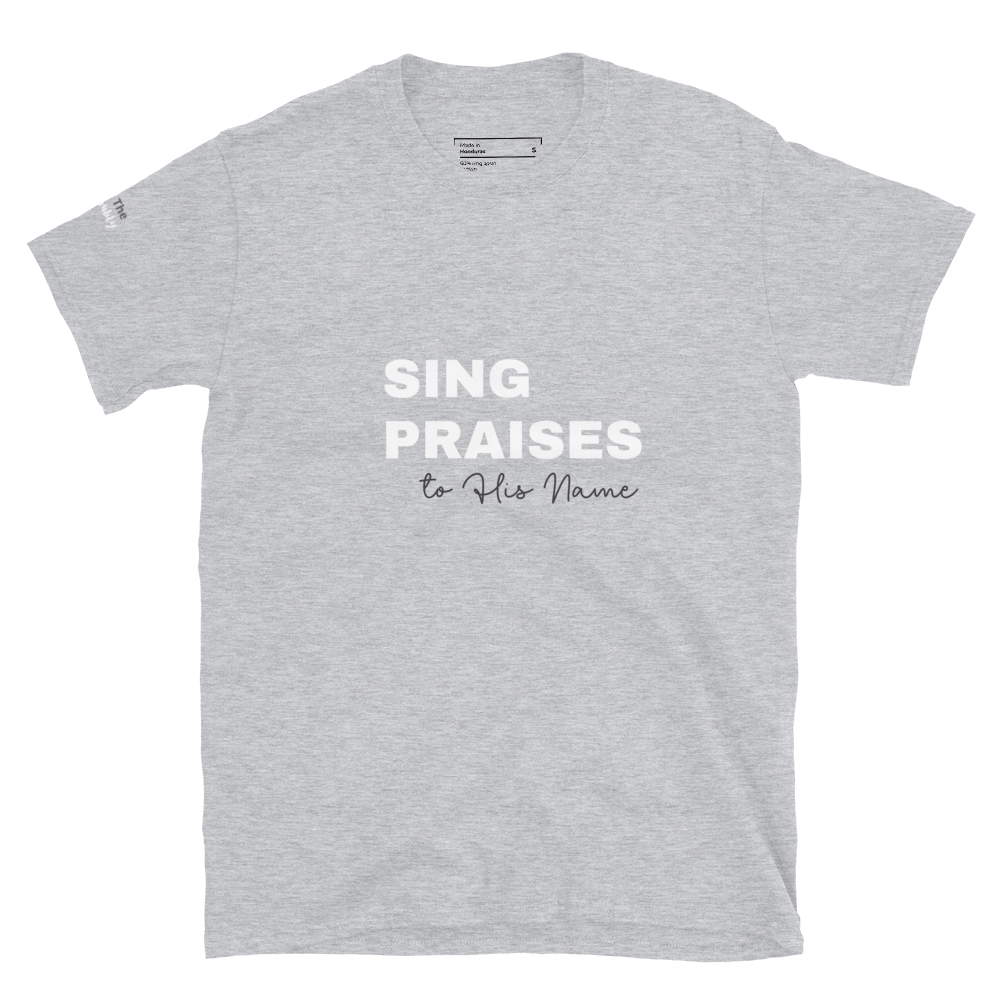 Sports Grey Unisex Psalms 96:2 T-Shirt