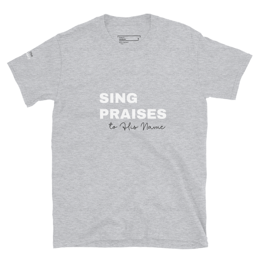 Sports Grey Unisex Psalms 96:2 T-Shirt