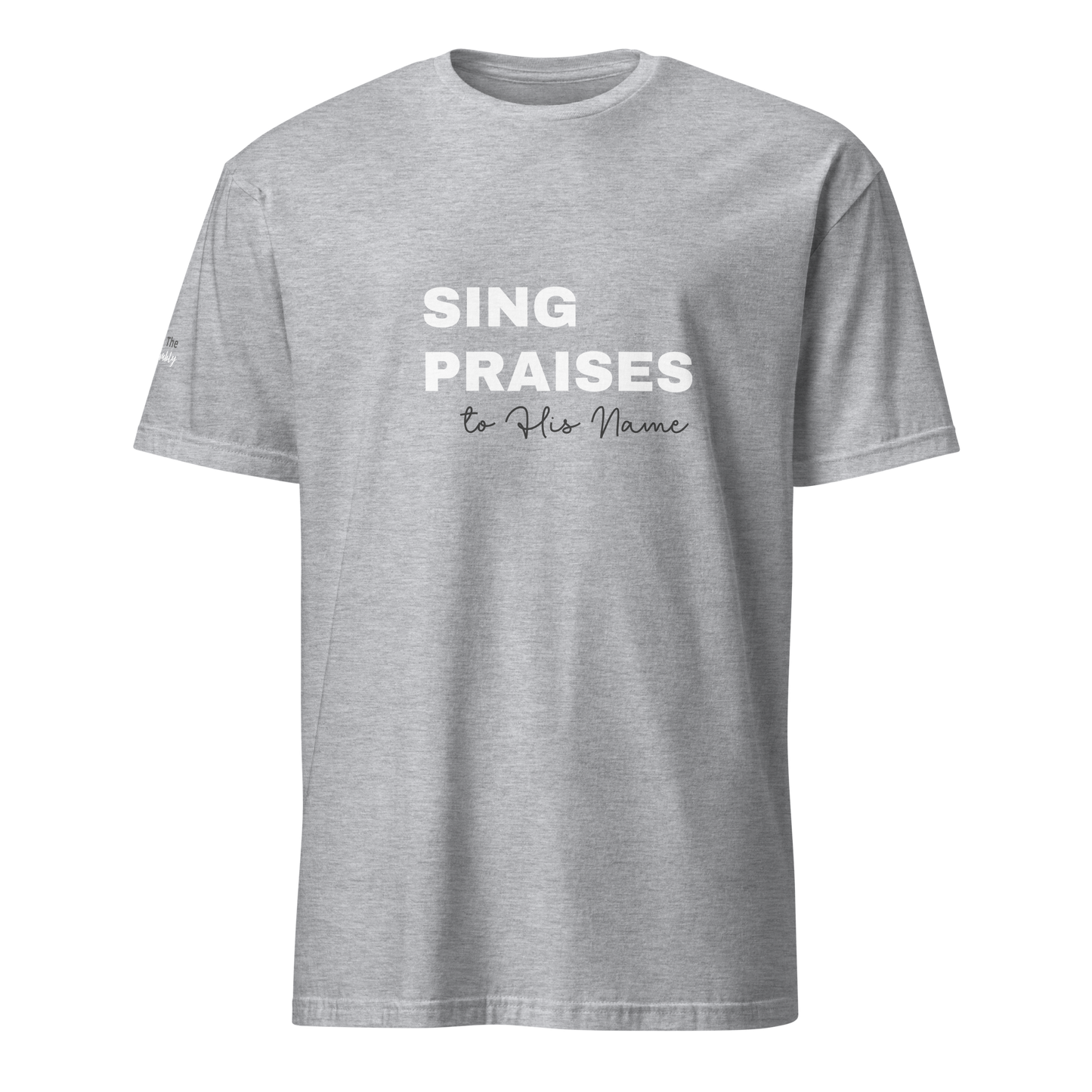 Sports Grey Unisex Psalms 96:2 T-Shirt