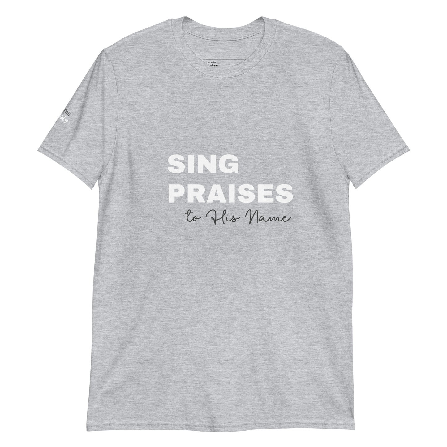 Sports Grey Unisex Psalms 96:2 T-Shirt