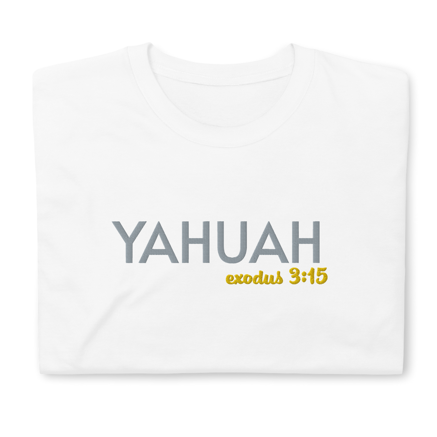 White Unisex YAHUAH Exodus 3:15 T-Shirt