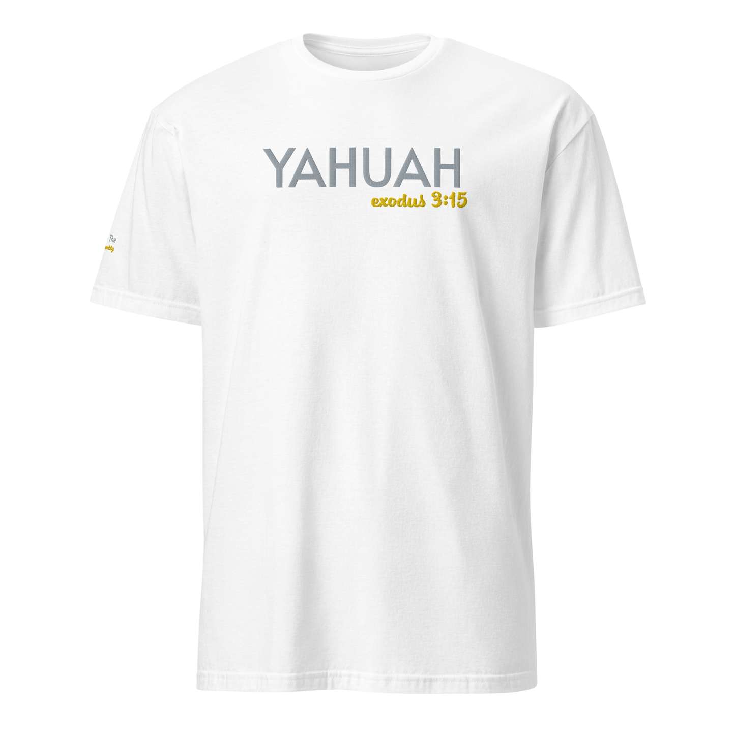 White Unisex YAHUAH Exodus 3:15 T-Shirt