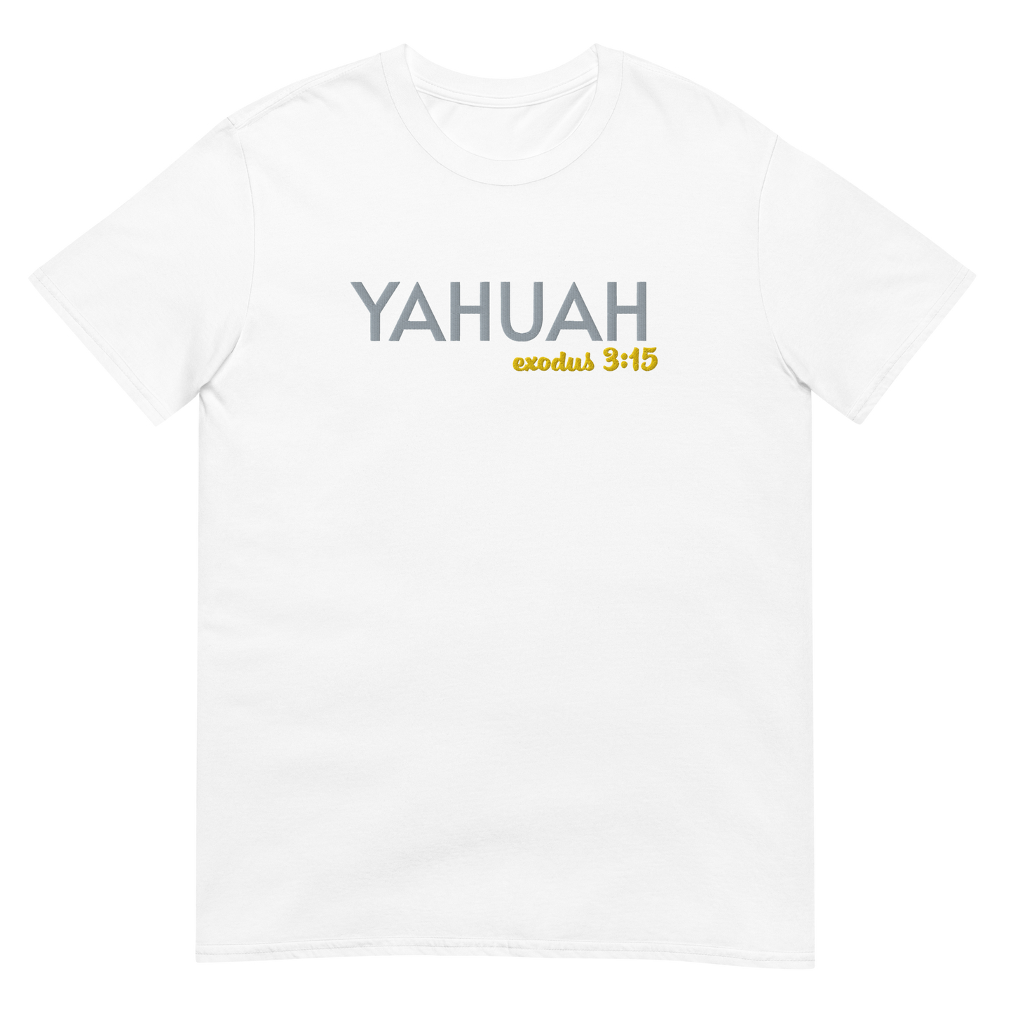 White Unisex YAHUAH Exodus 3:15 T-Shirt