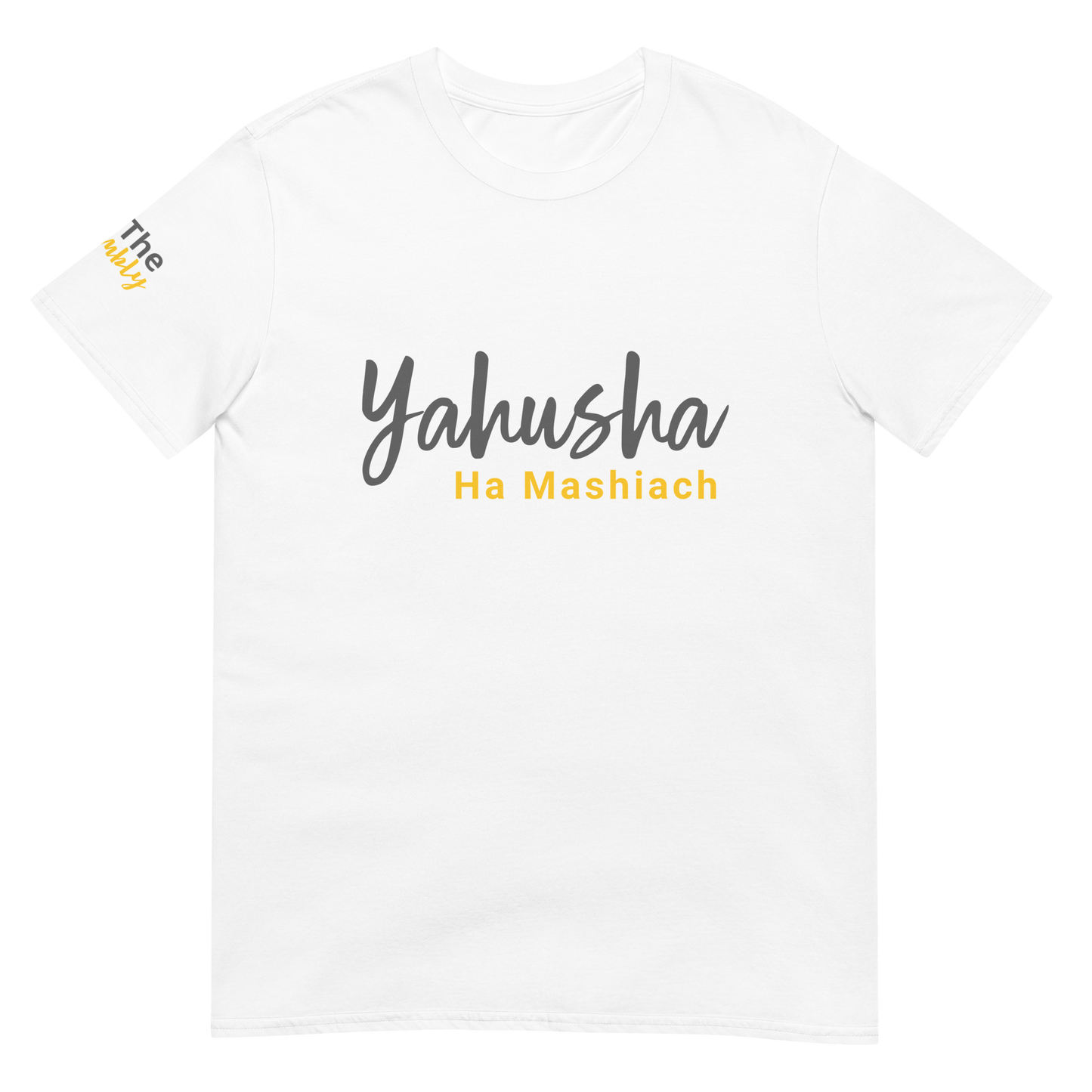 White Unisex Yahushua Ha Mashiach T-Shirt