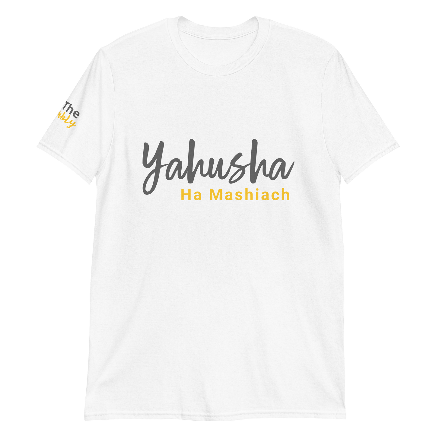 White Unisex Yahushua Ha Mashiach T-Shirt