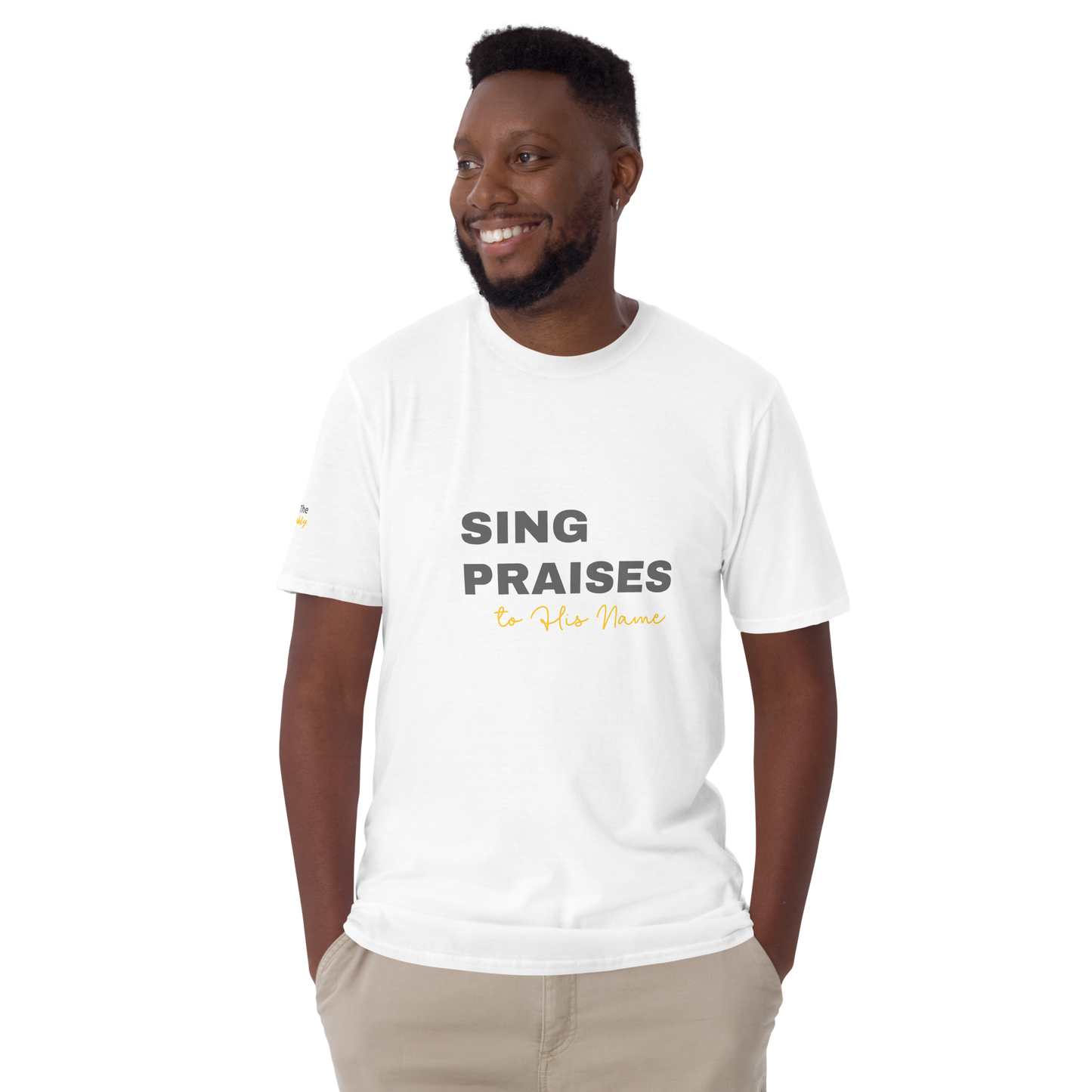 White Unisex Psalms 96:2 T-Shirt