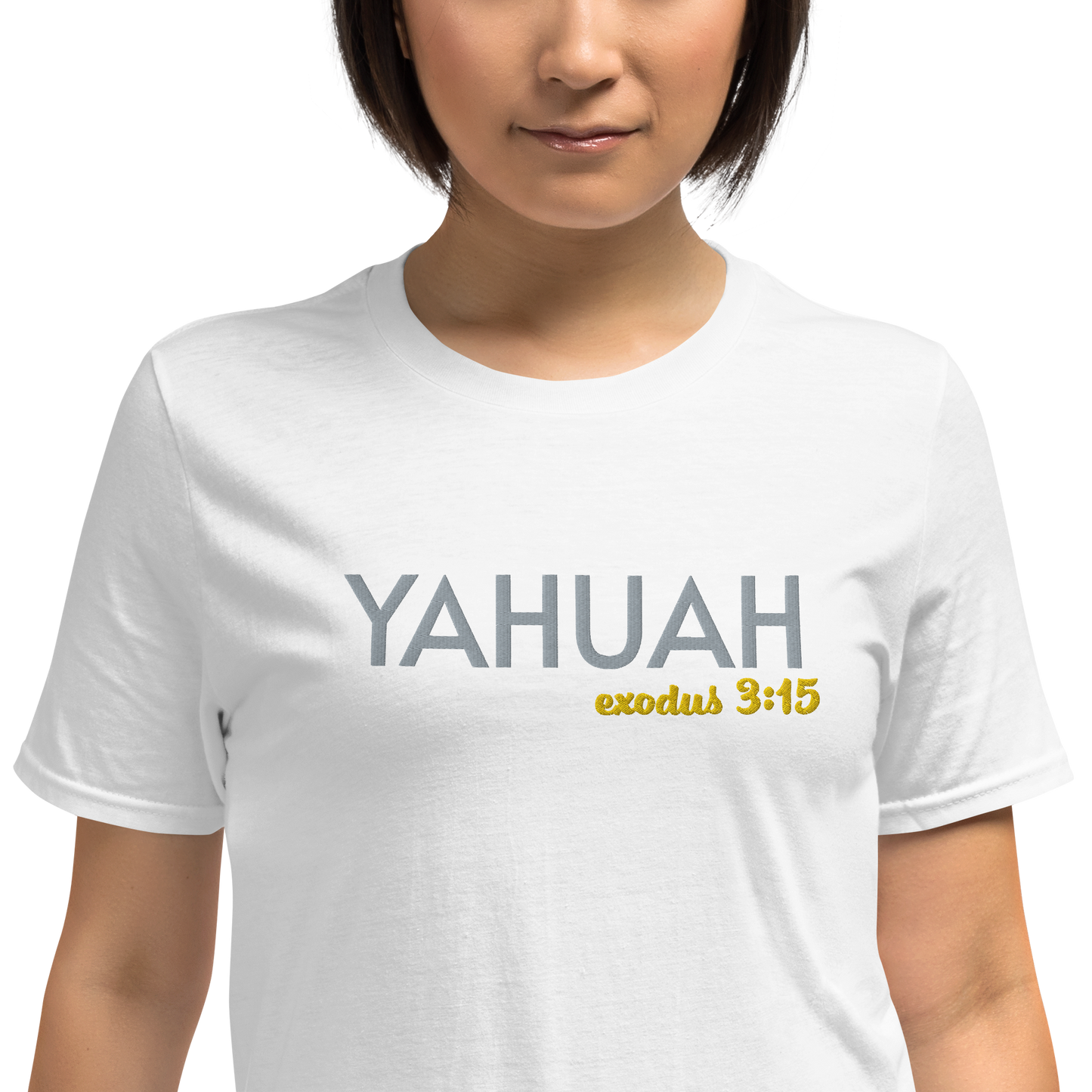 White Unisex YAHUAH Exodus 3:15 T-Shirt