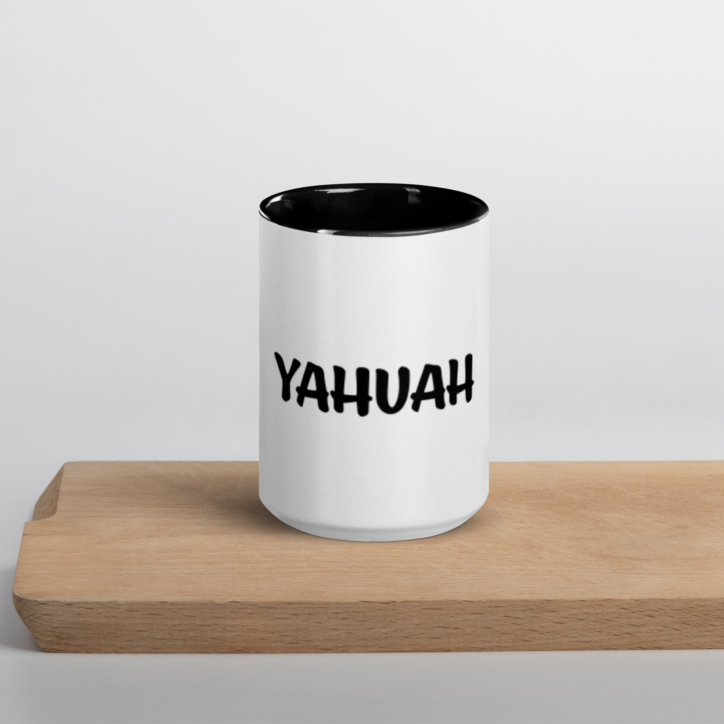 Colored Inside YAHUAH coffee mug