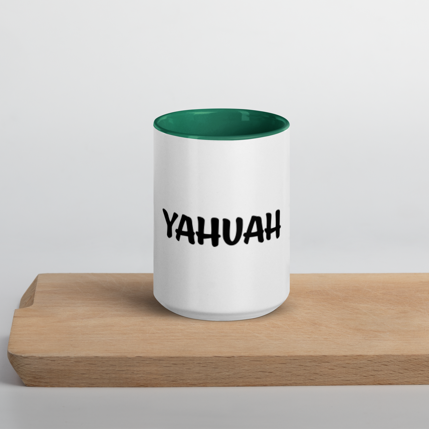 Colored Inside YAHUAH coffee mug