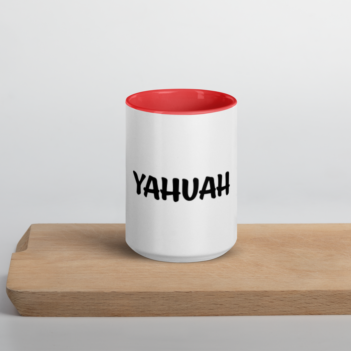 Colored Inside YAHUAH coffee mug